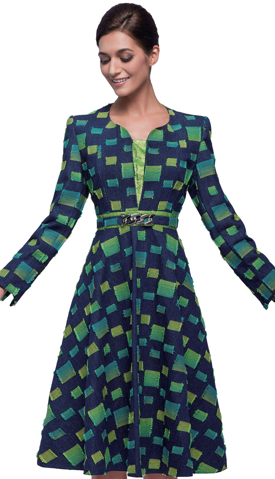Serafina 6986 Church Dress Multi / 8 Serafina 6986 Church Dress Multi / 8