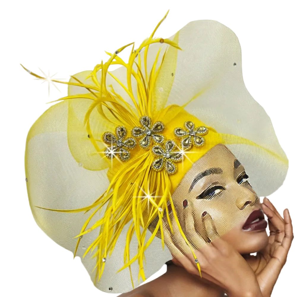 Church Hat 3362-YEL TROPICANA