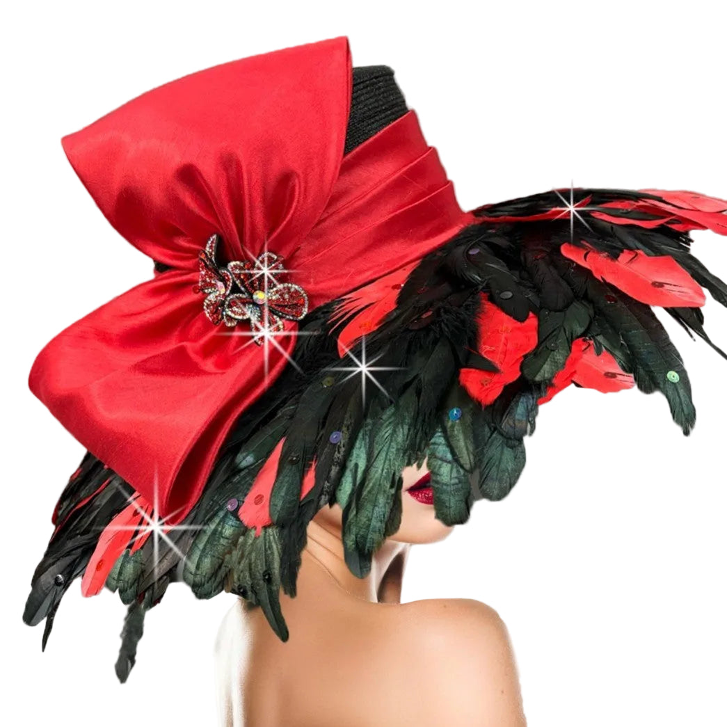 Church Hat 3390-BR PLUMERIA
