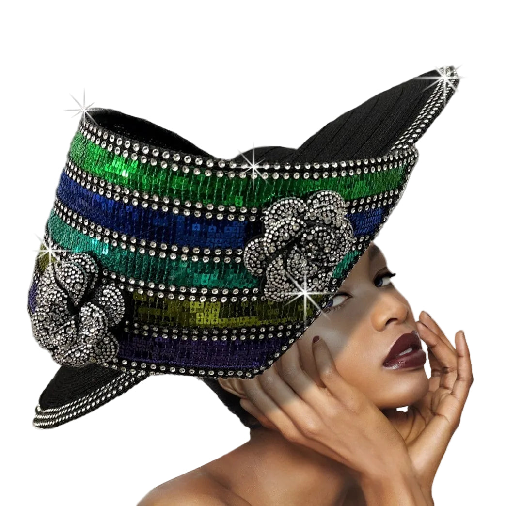 Church Hat 3399 ZAHA-BLACK-WATER