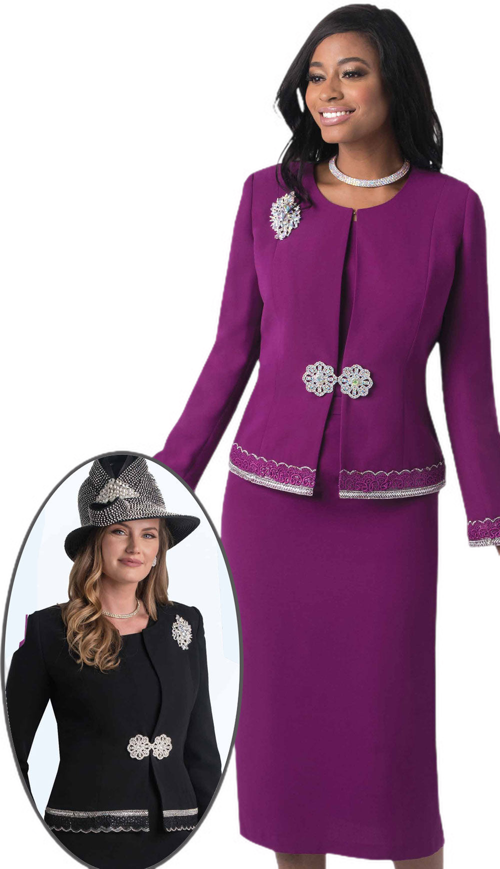 Lily And Taylor 4272-QS Church Suit
