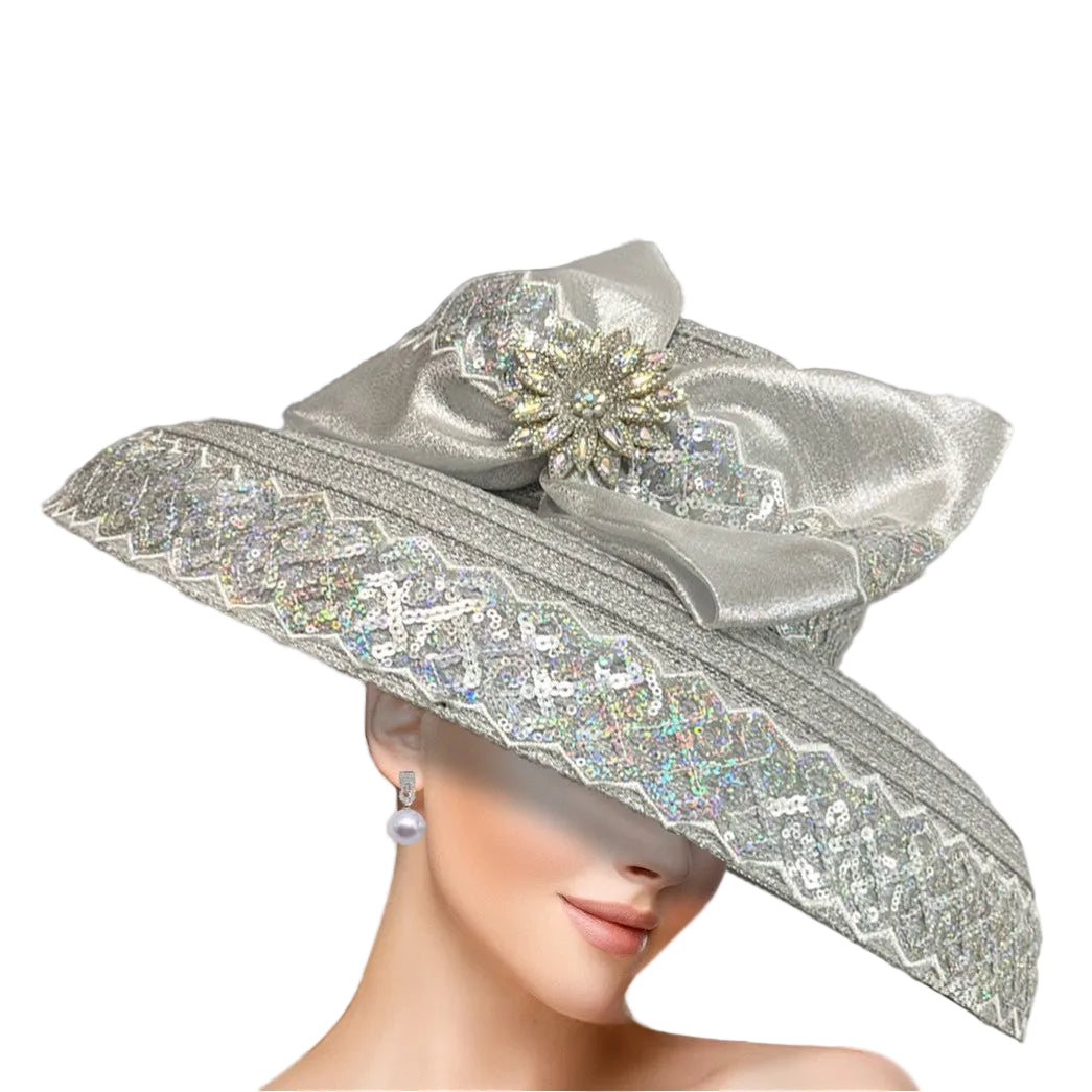 Church Hat 3405 AUDREY-SLIVER