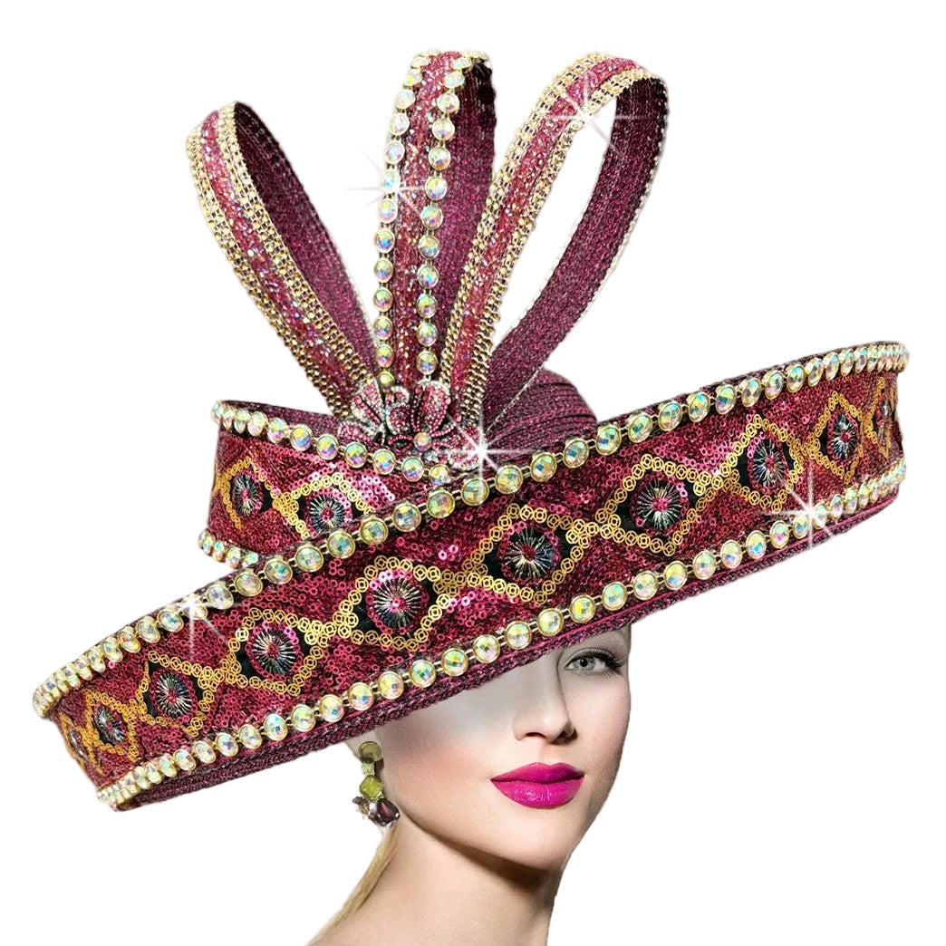 Church Hat 3412 CELESTIAL-BERRY
