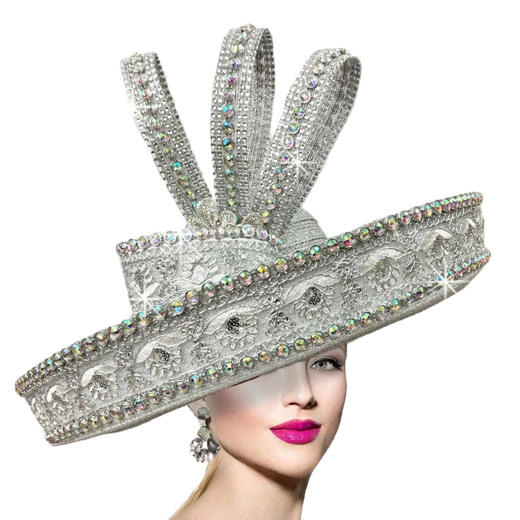 Church Hat 3412 CELESTIAL-SILVER