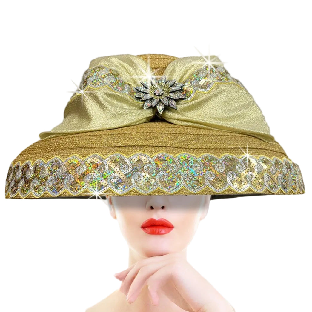 Church Hat 3405 AUDREY-GOLD