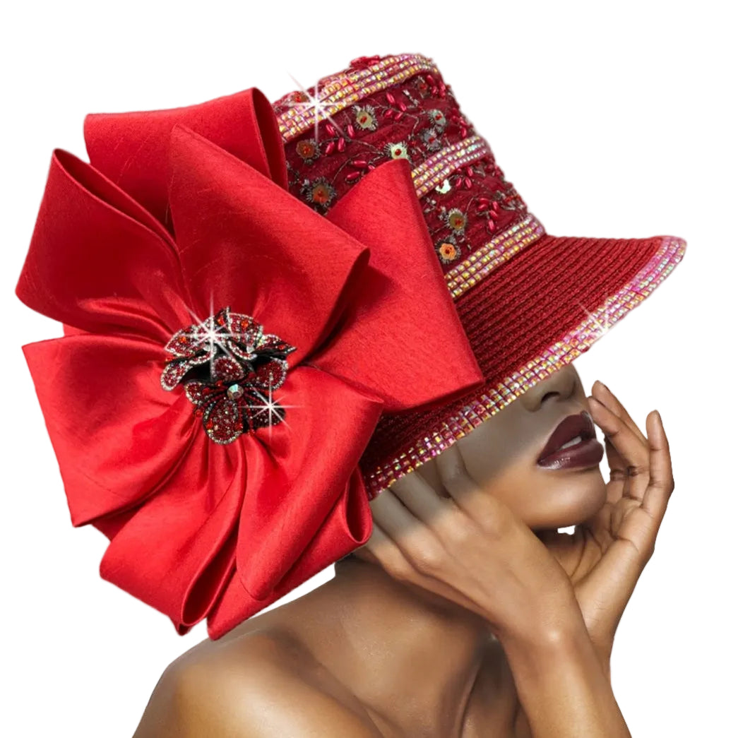 Church Hat 3425 FRUITCAKE-RED