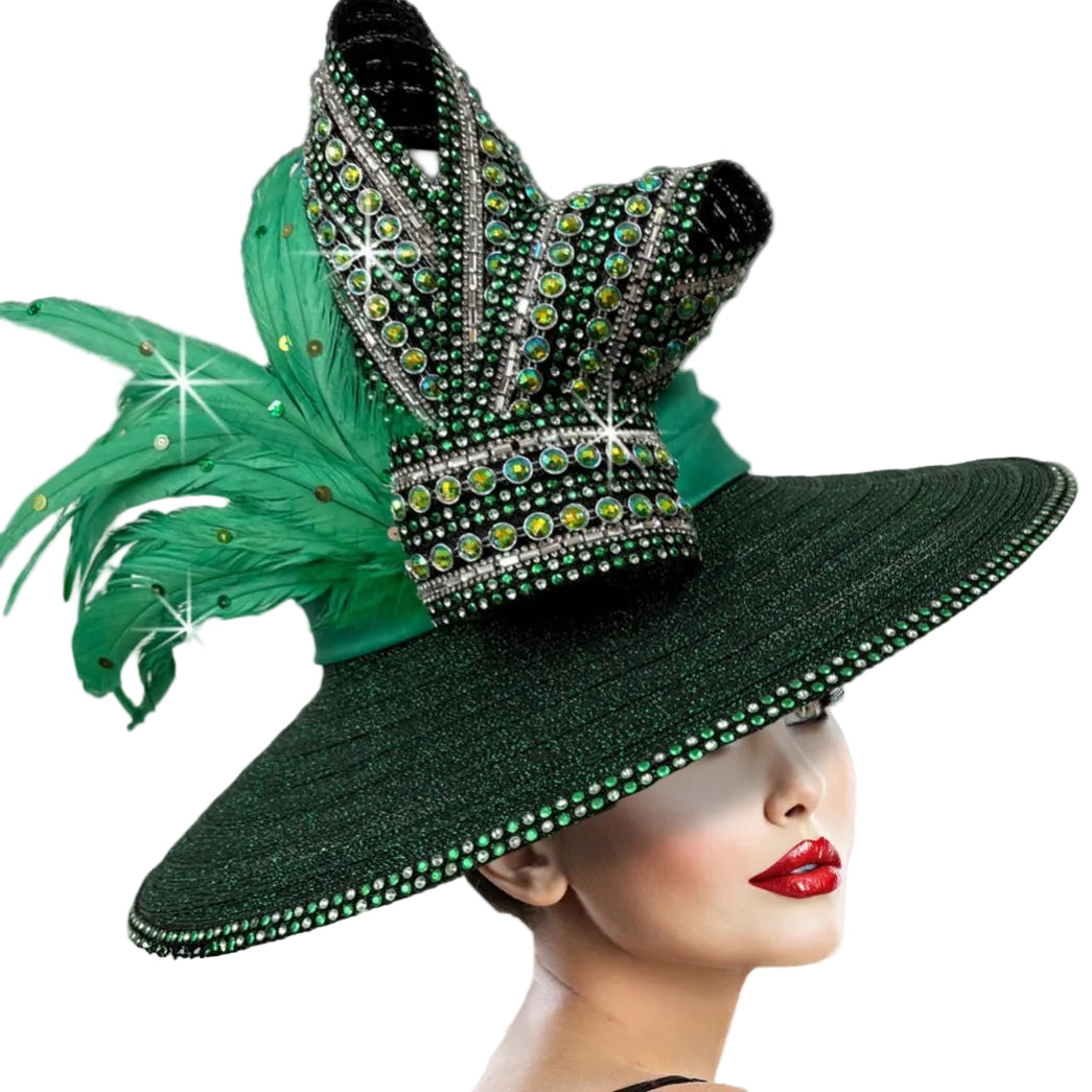 Church Hat 3432 IANODELL-Emerald