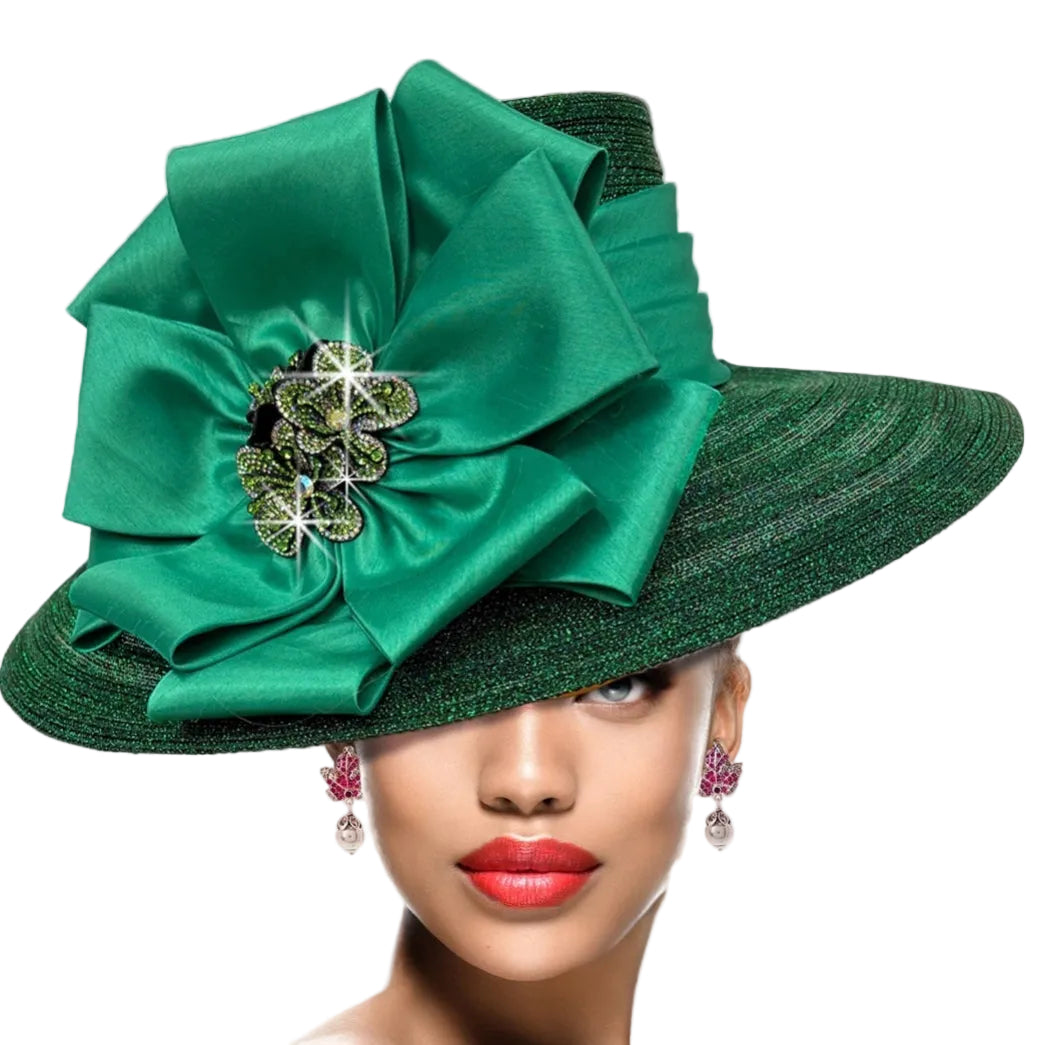 2952 CARMEN-EMERALD Church Hat