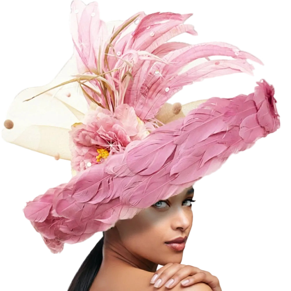 Church Hat 3464 STARLING-Old Rose