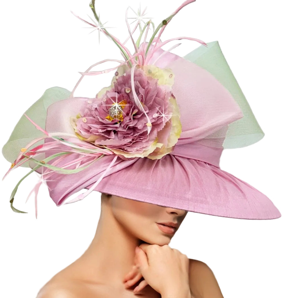 Church Hat 3465 BALMORAL-LIME-PINK