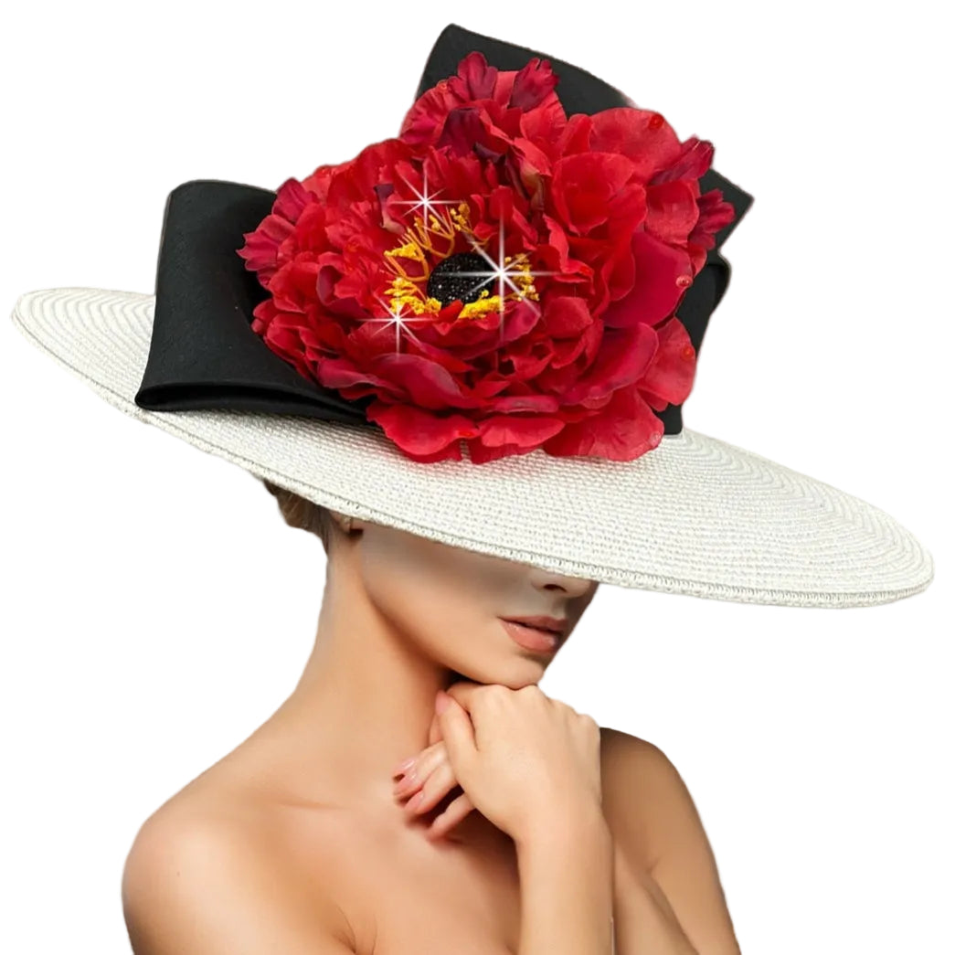 Church Hat 3469 SONATA-WB-RED