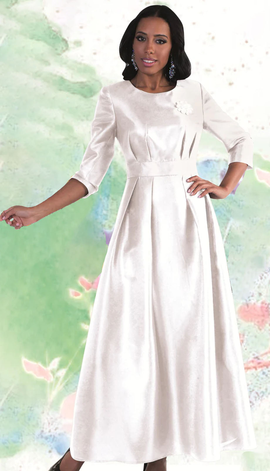 Tally Taylor "4497-IVO-QS" Church Dress