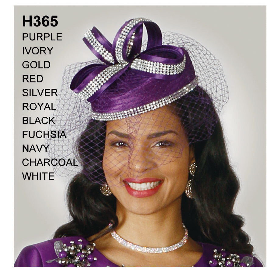 Lily And Taylor Hat H365-PUR
