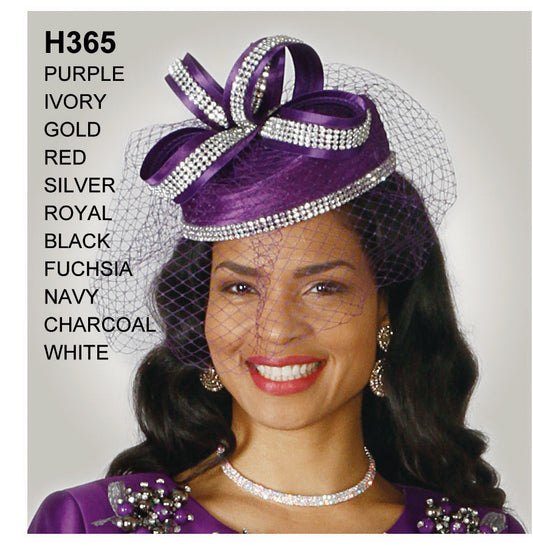 Lily And Taylor Hat H365-PUR