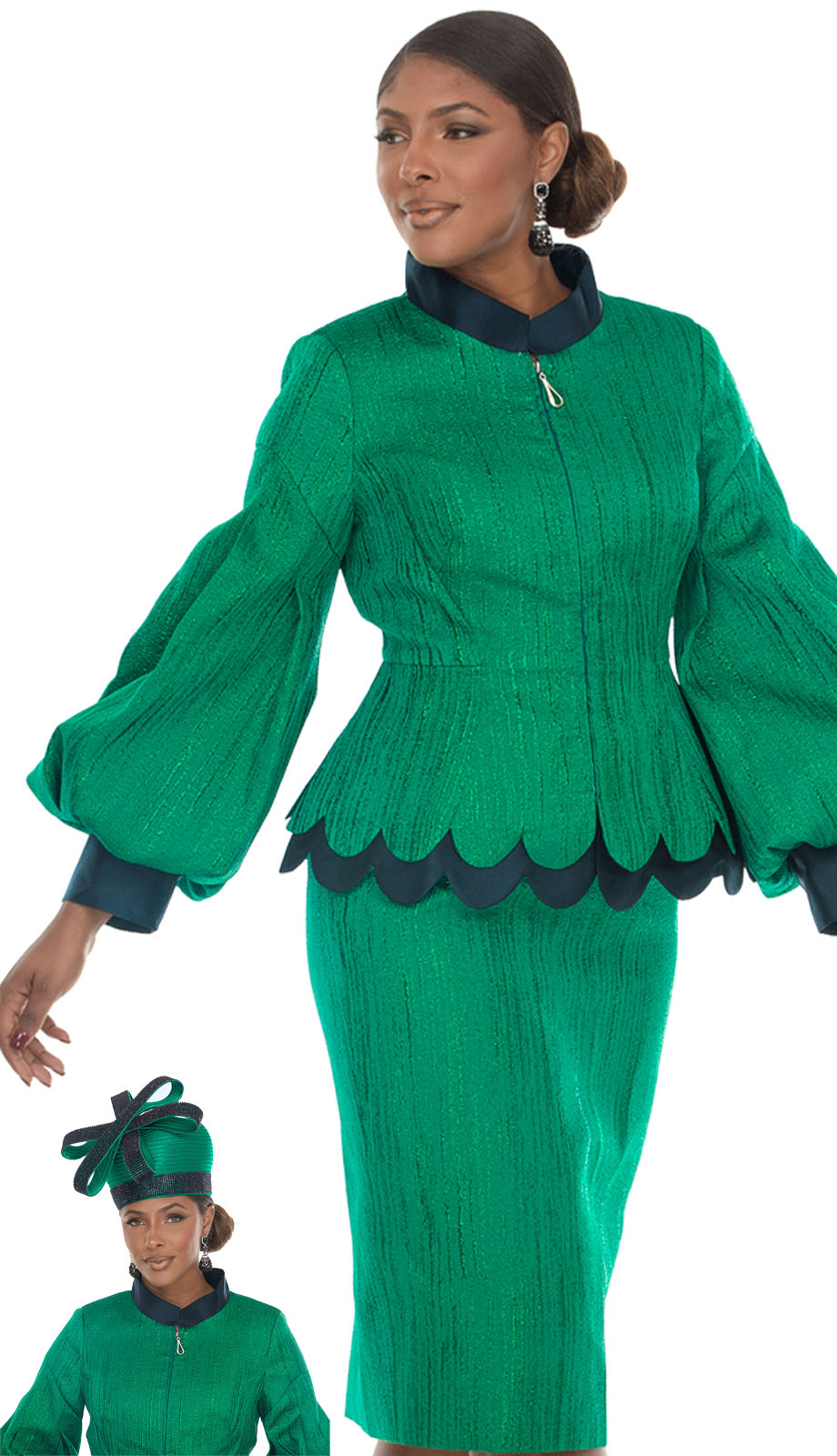 Donna Vinci 12298-QS Church Suit