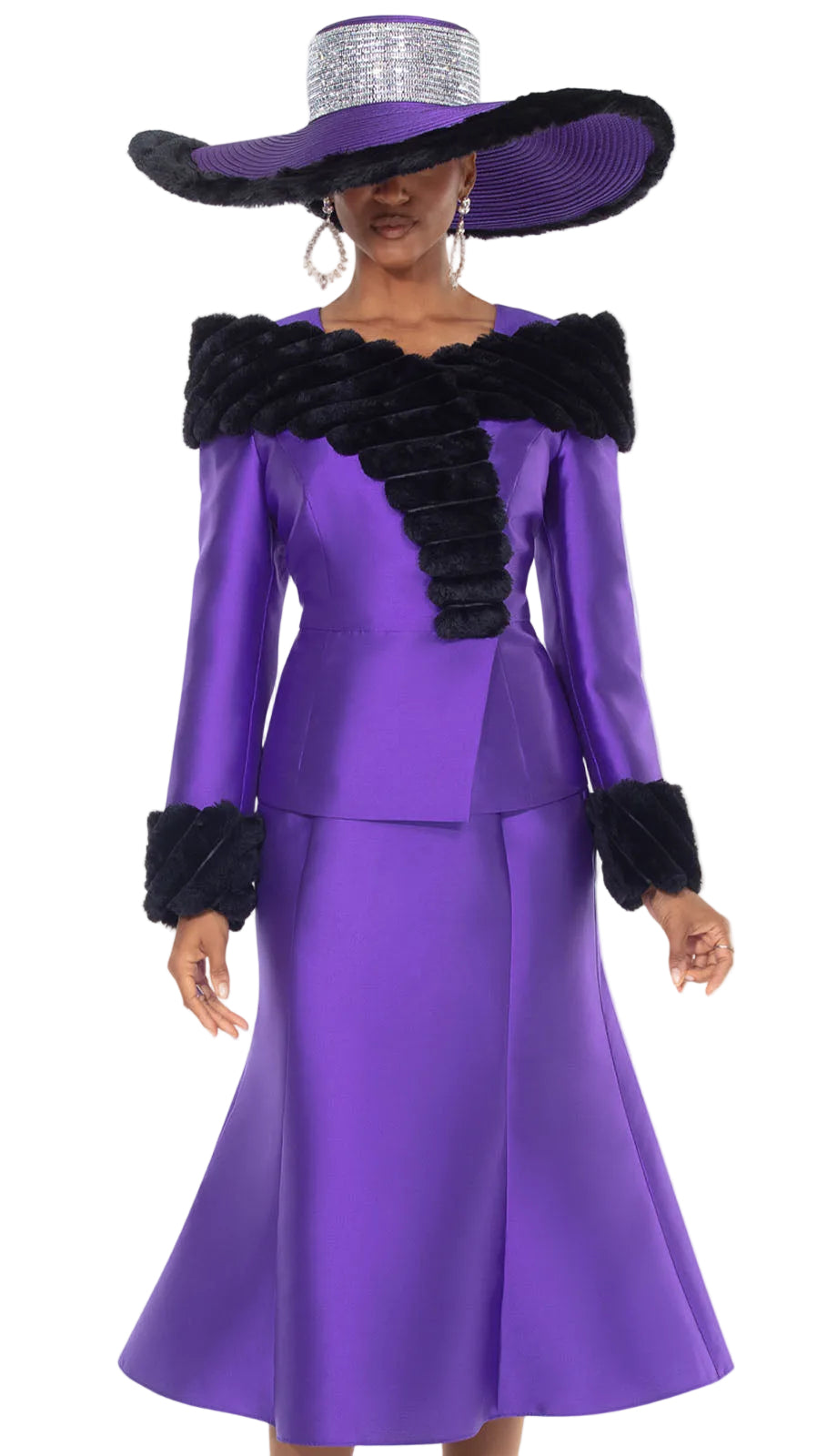 Donna Vinci 12222-PWB-QS Church Suit