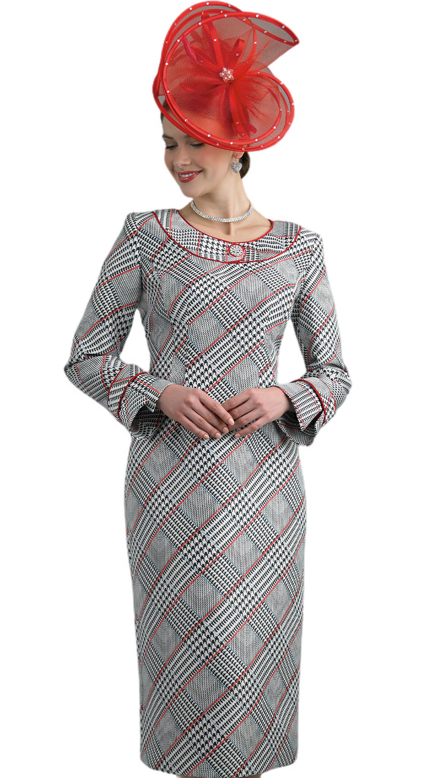 Lily And Taylor 4712-BWO Church Dress