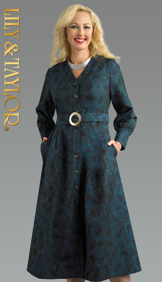 Lily and Taylor 5111-TUR Church Dress