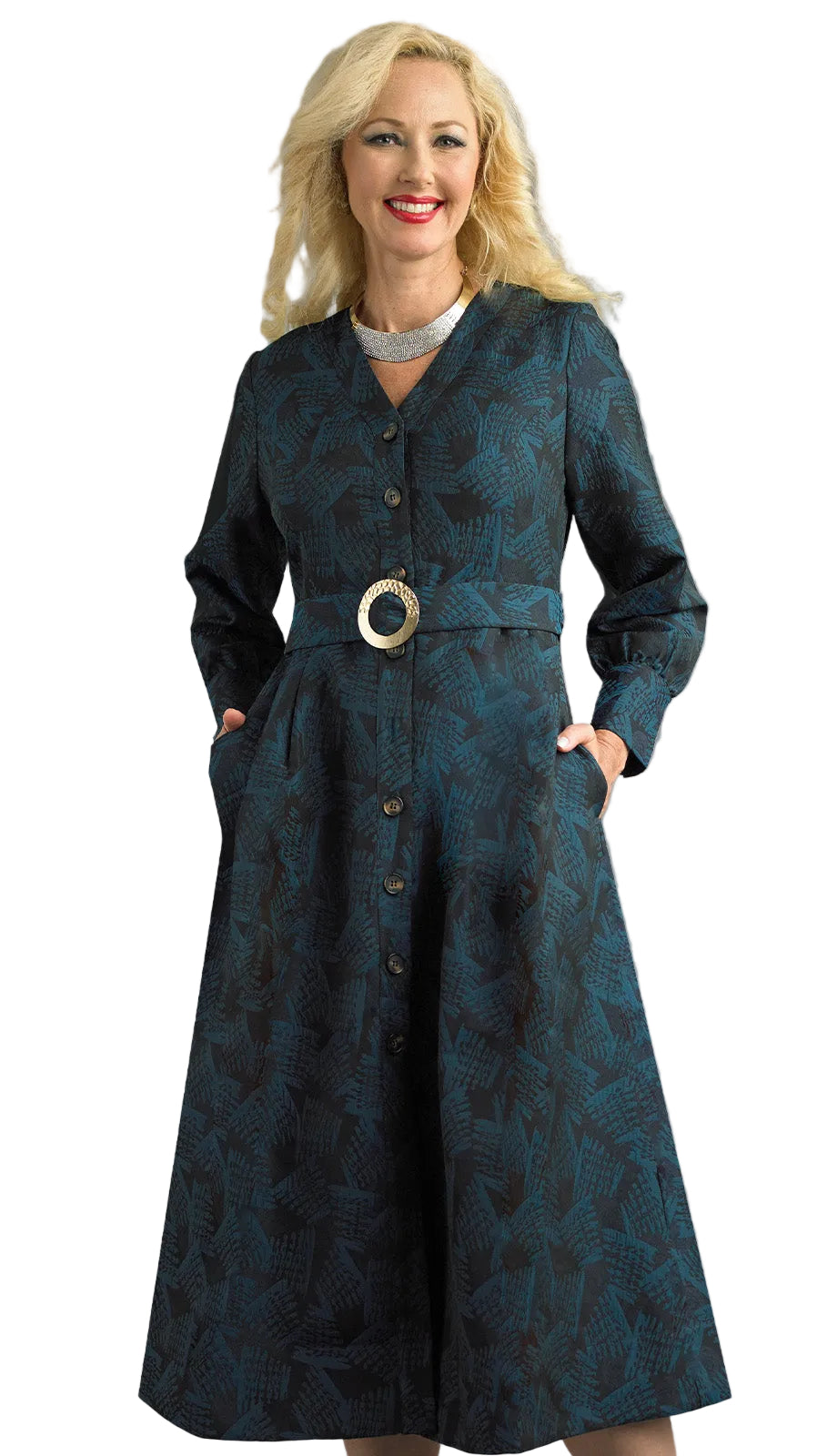 Lily and Taylor 5111-TUR Church Dress