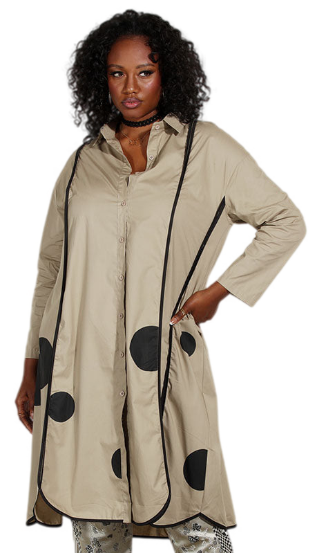 Luxe Moda LM216-BEIGE Church Ladies Dress