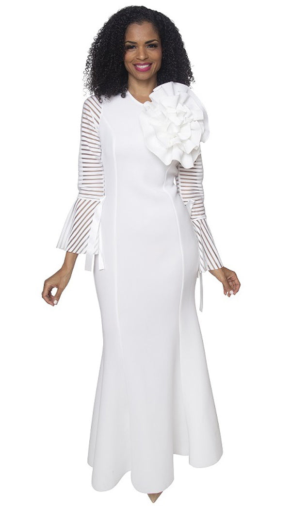 Diana Couture D1054-WH-QS