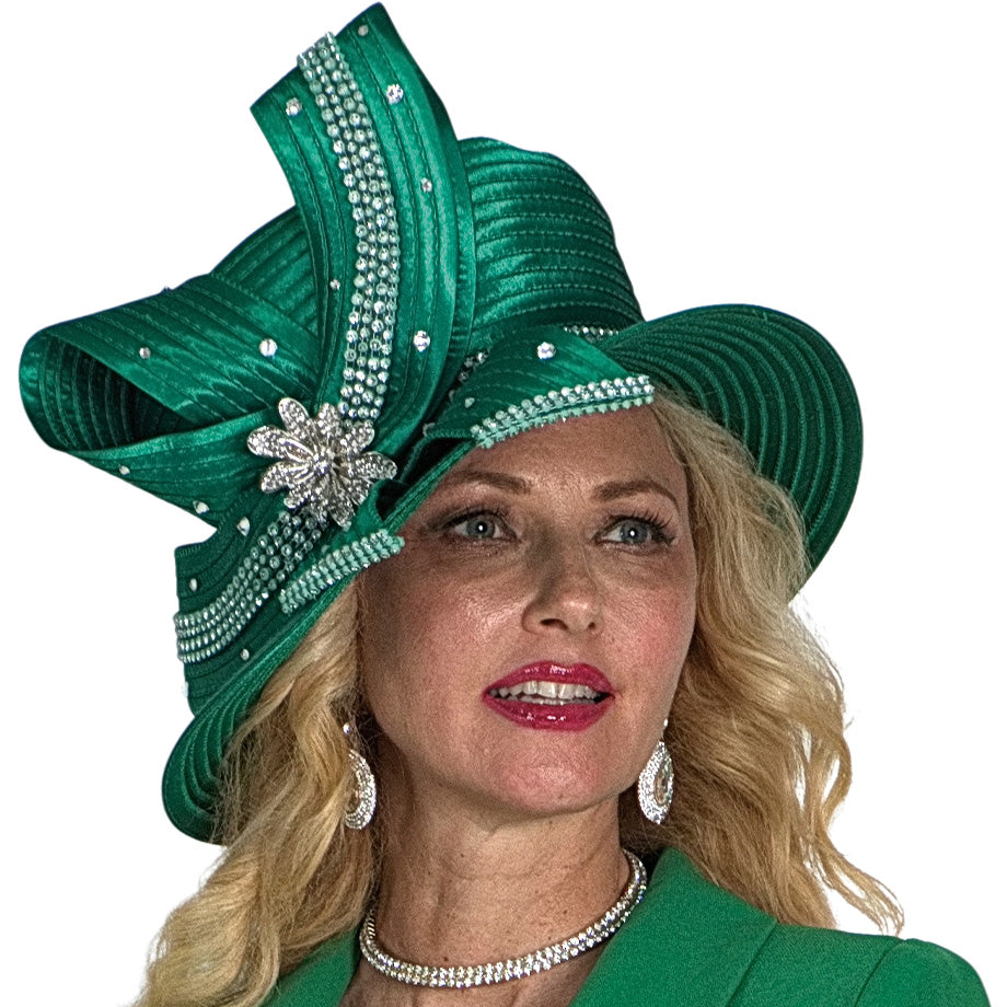 Lily And Taylor H113-EMR Church Hat