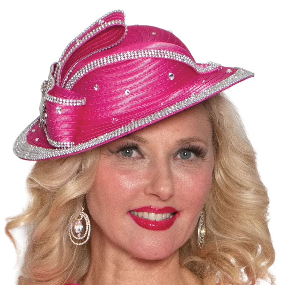Lily And Taylor H747-PNK Church Hat