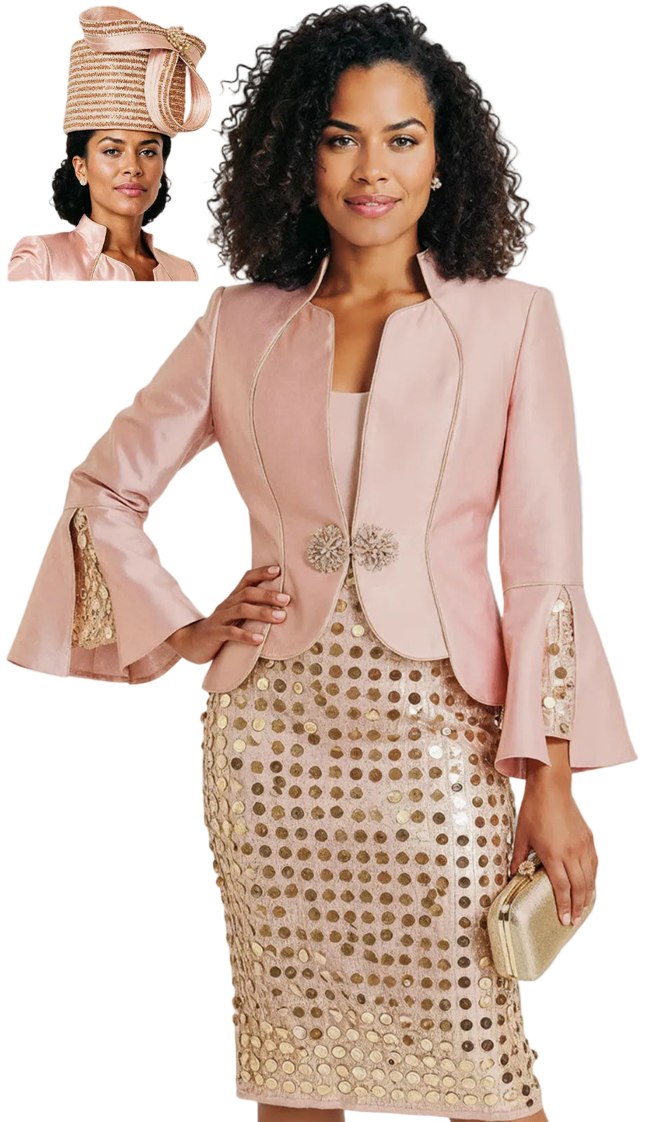 Donna Vinci 12259-QS Church Suit