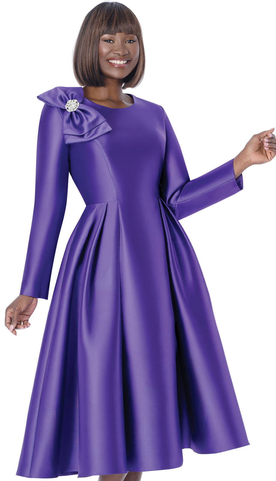 Terramina 7347-PUR Church Dress