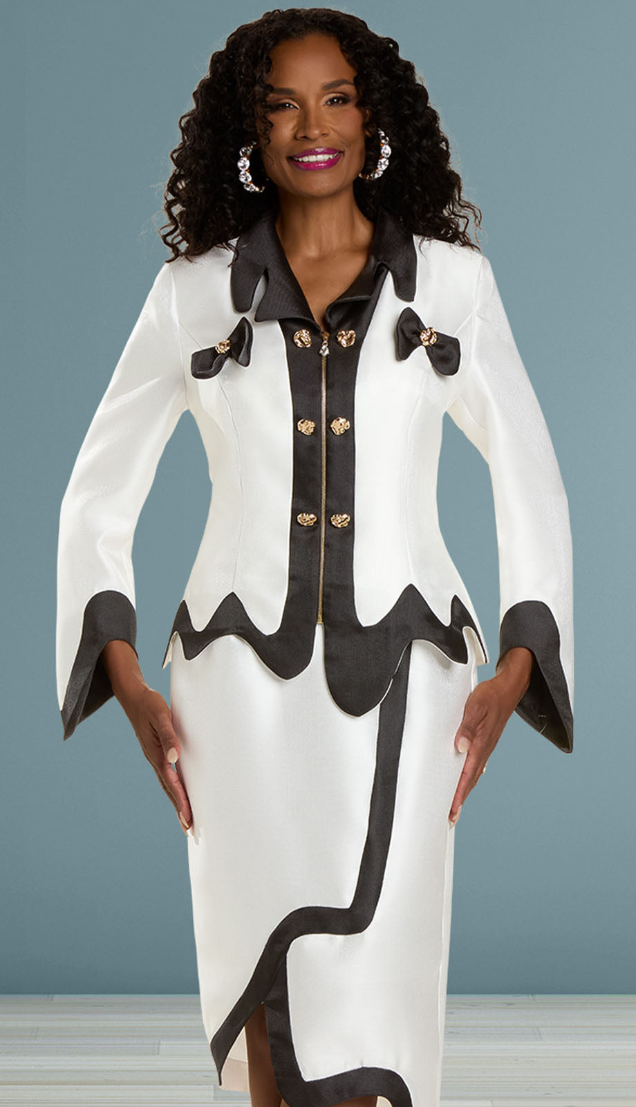 Donna Vinci 12143-QS Womens Church Suit