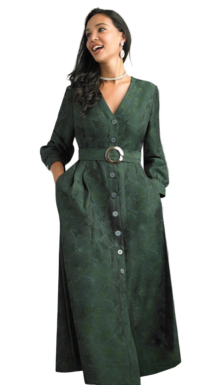 Lily and Taylor 5111-HNT Church Dress