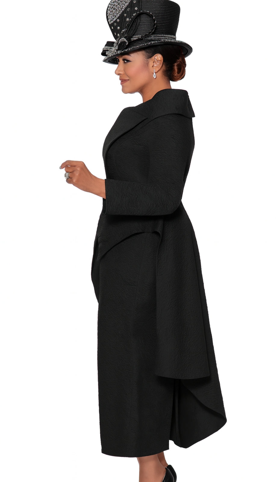 Dorinda Clark Cole 4212-BLK-QS Church Suit