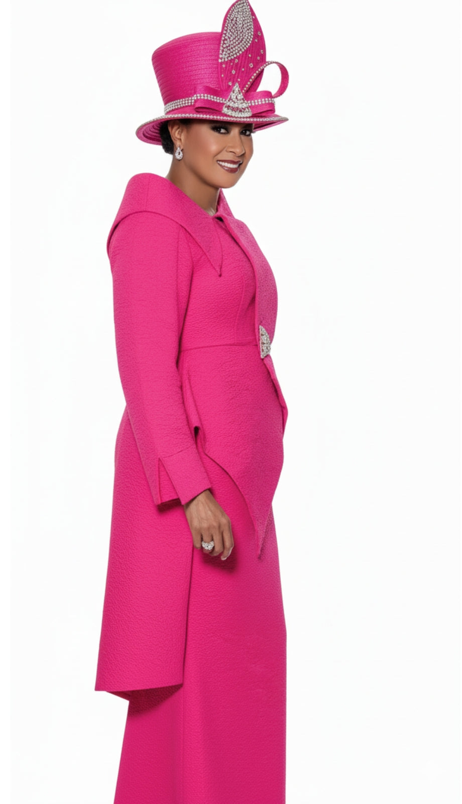 Dorinda Clark Cole 4212-PNK-QS Church Suit