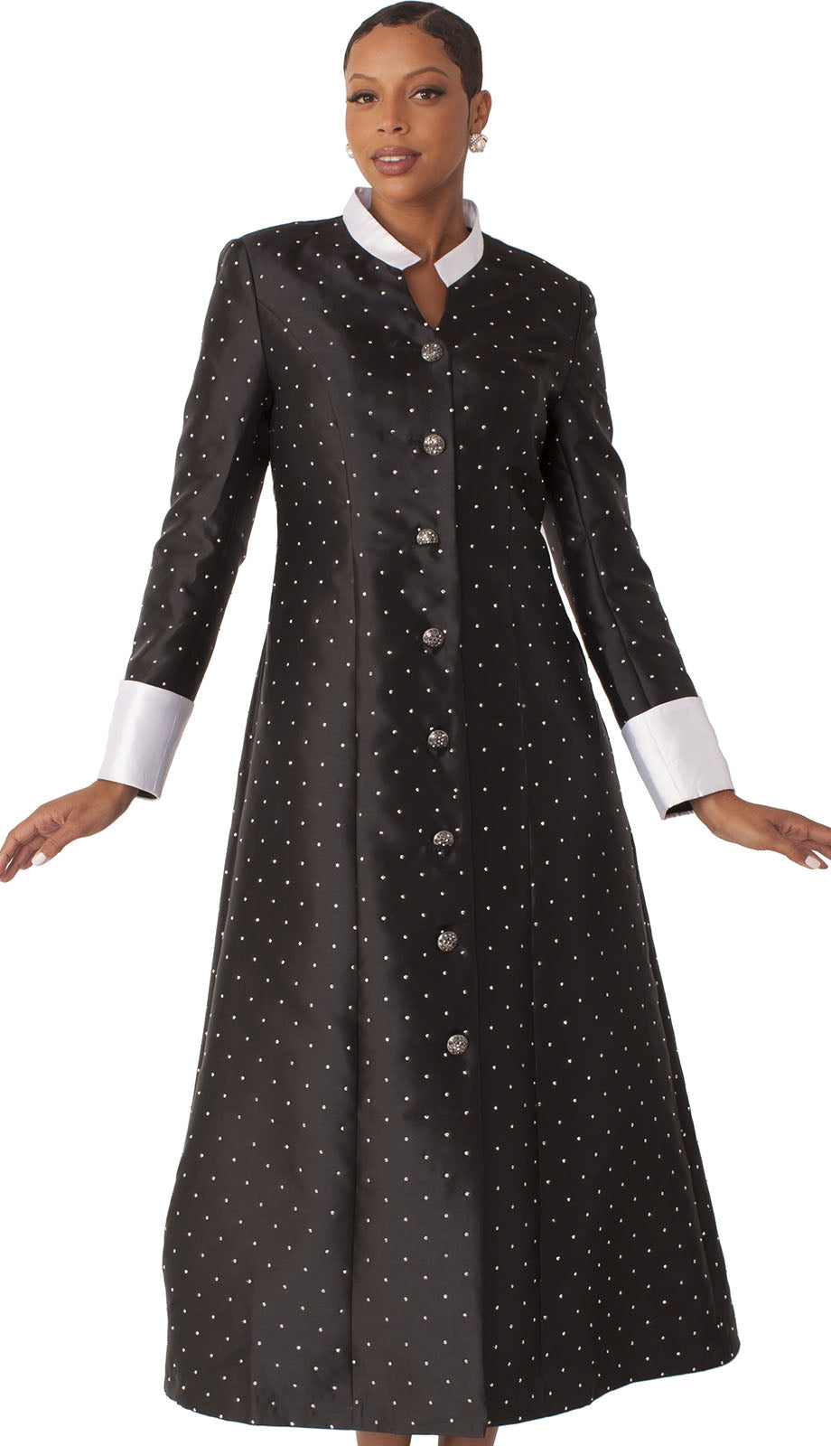 Tally Taylor 4816-BLK-CO Unisex Church Robe