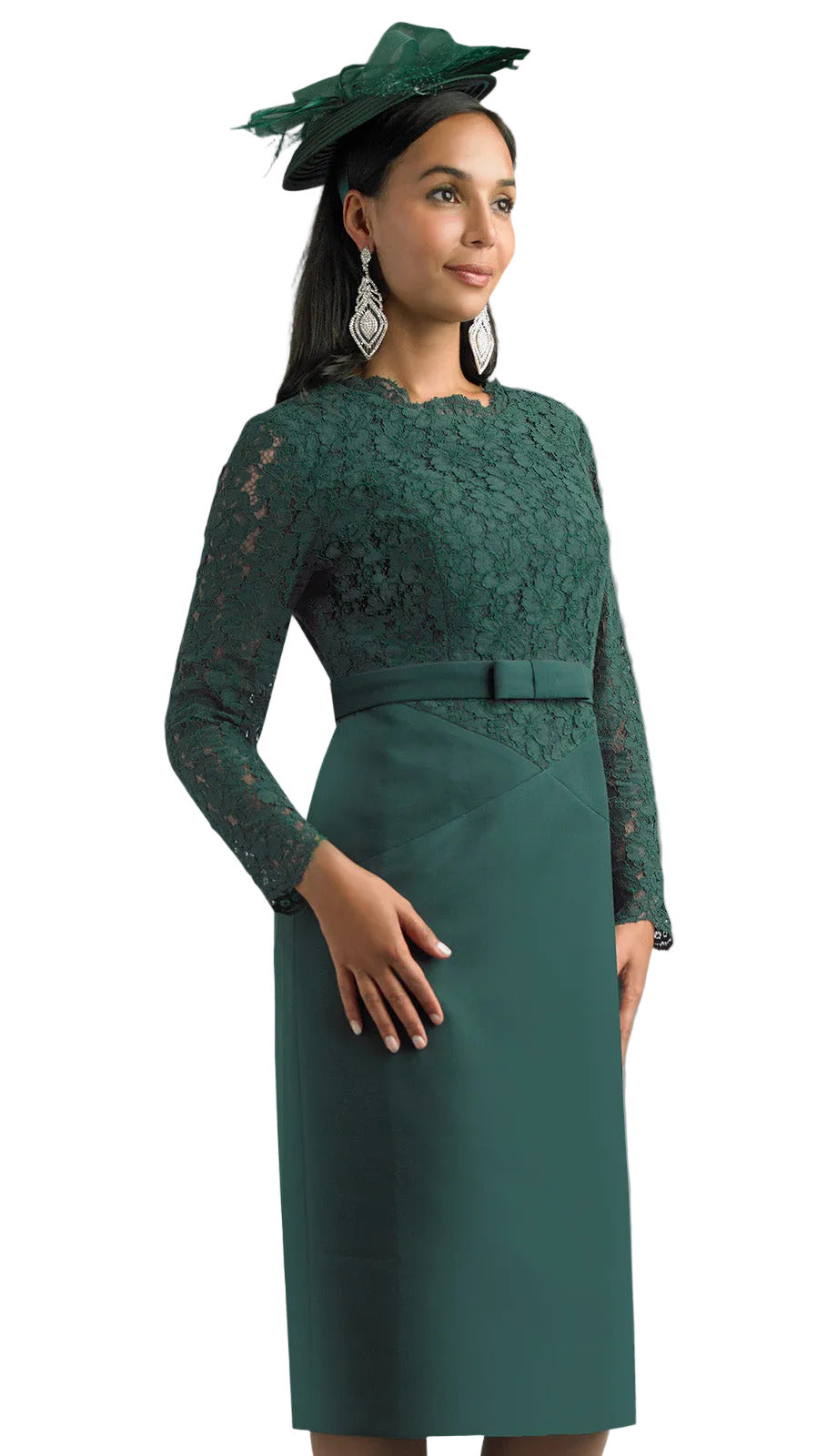 Lily and Taylor 5069-HNT-QS Church Dress