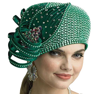 Lily and Taylor H290-EMR Church Hat