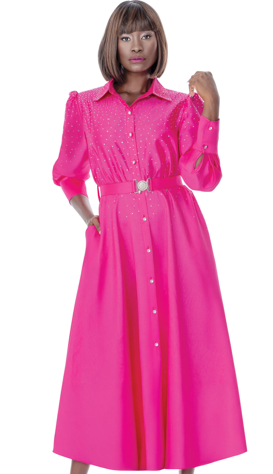 Terramina 7031-PNK Church Dress