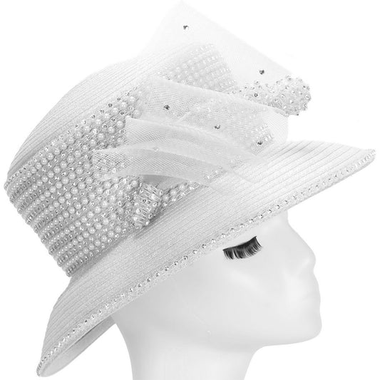 Giovanna HM1080-SLV Church Hat