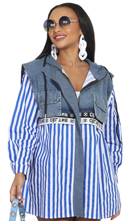 Luxe Moda LM316-BWW Jacket
