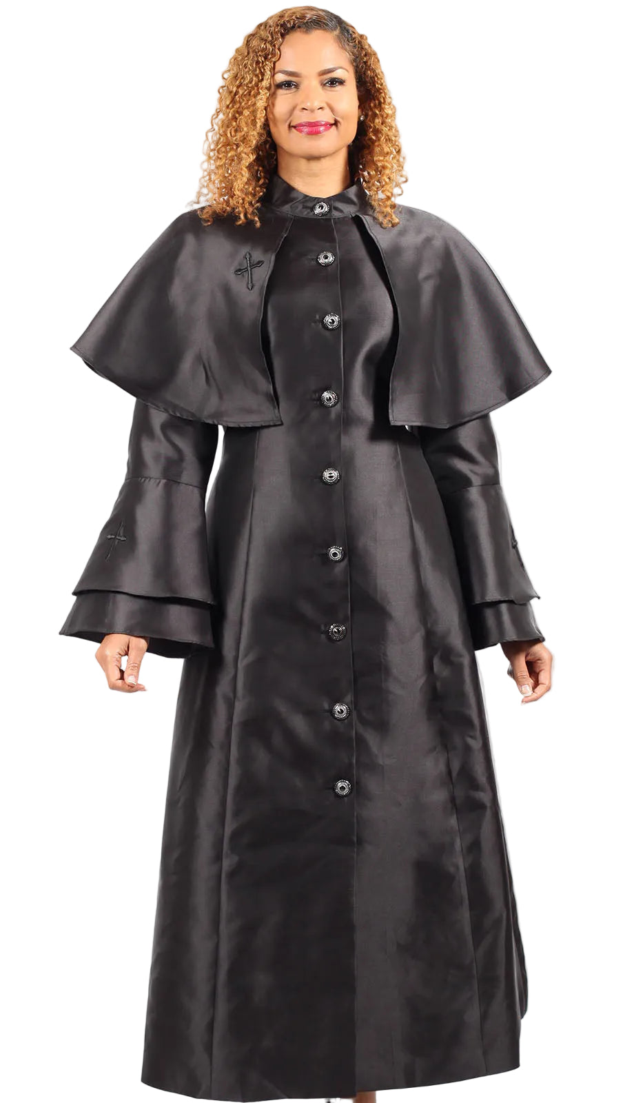 Diana Couture 9077-BLK Church Dress