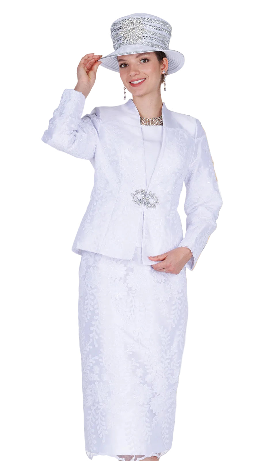 Elite Champagne 6463-H Church Hat