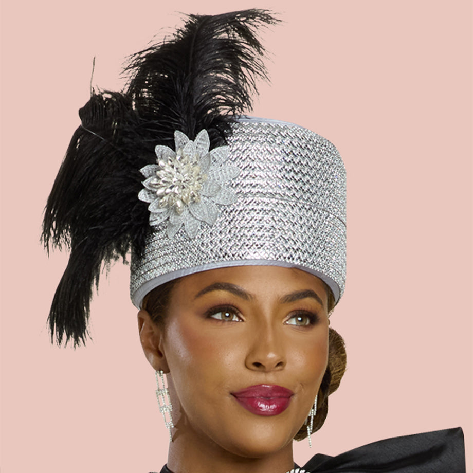 Donna Vinci H12214-SLB-QS Womens Church Hat