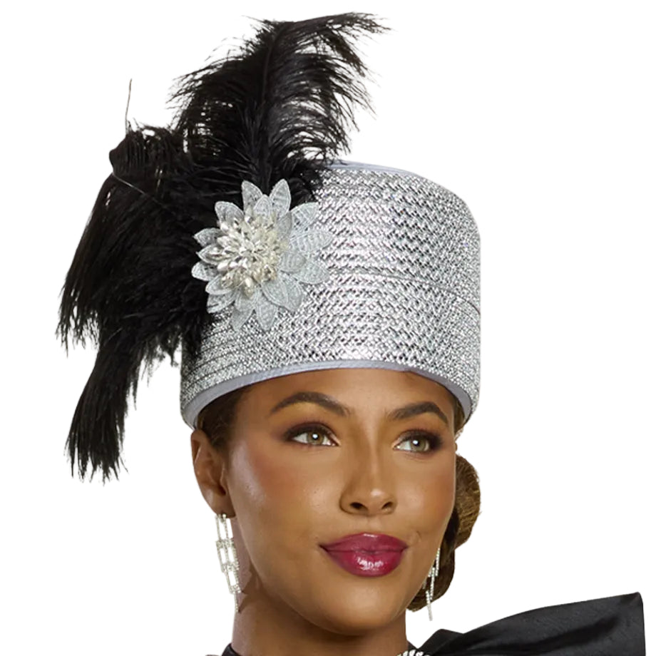 Donna Vinci H12214-SLB-QS Womens Church Hat