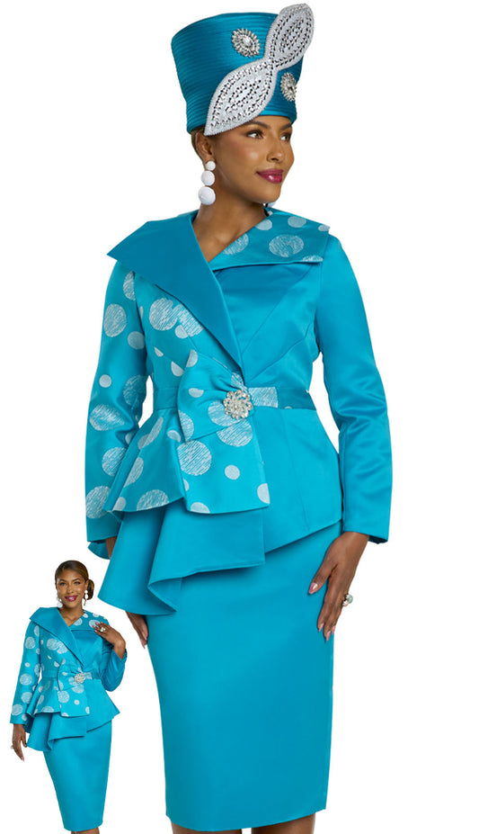 Lisa Rene 66379-H Church Suit with Hat