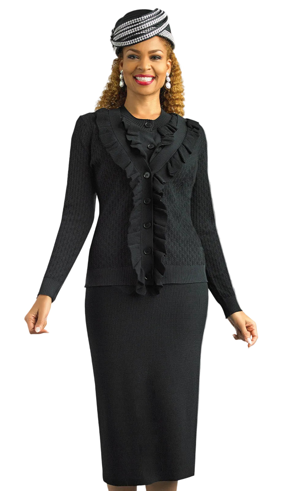 Lily and Taylor 883-BLK Church Dress