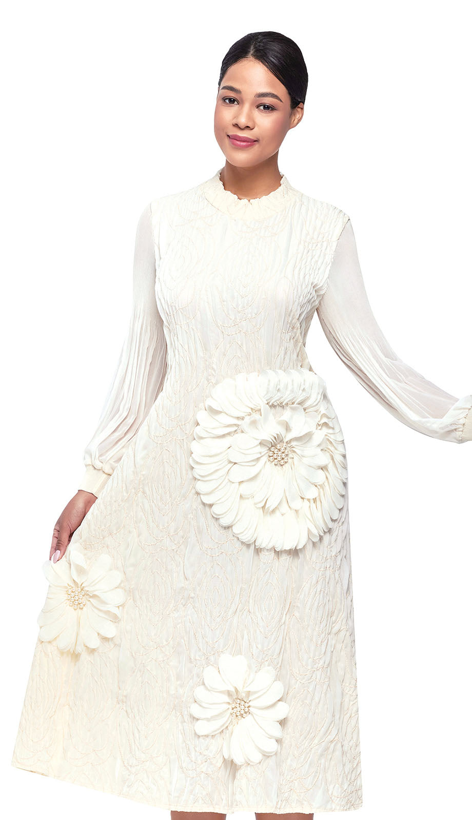 Serafina 6977-WHT Church Dress