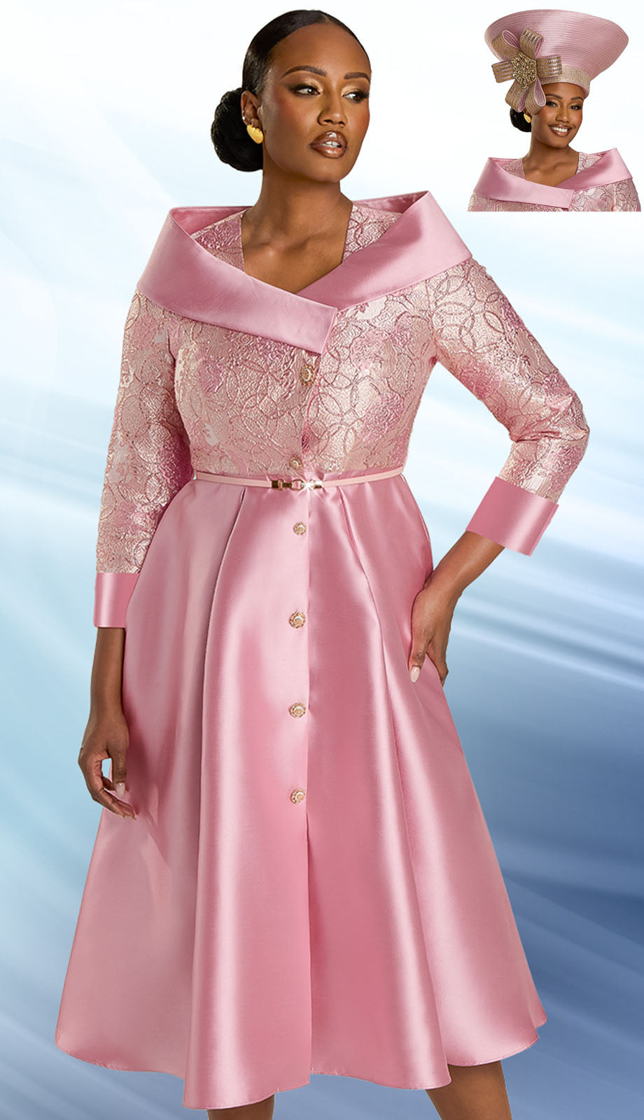 Donna Vinci 12193-QS Church Dress