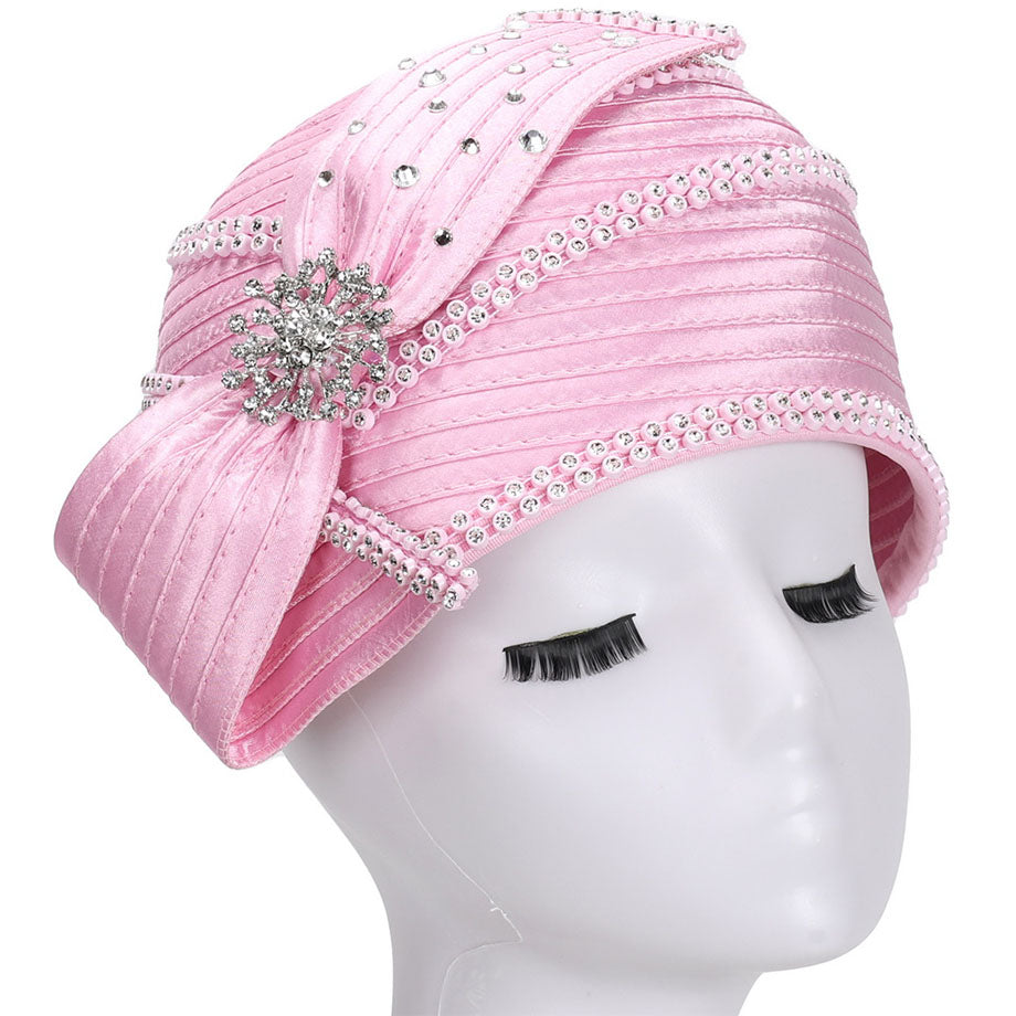 Giovanna HR22107-PNK Church Hat