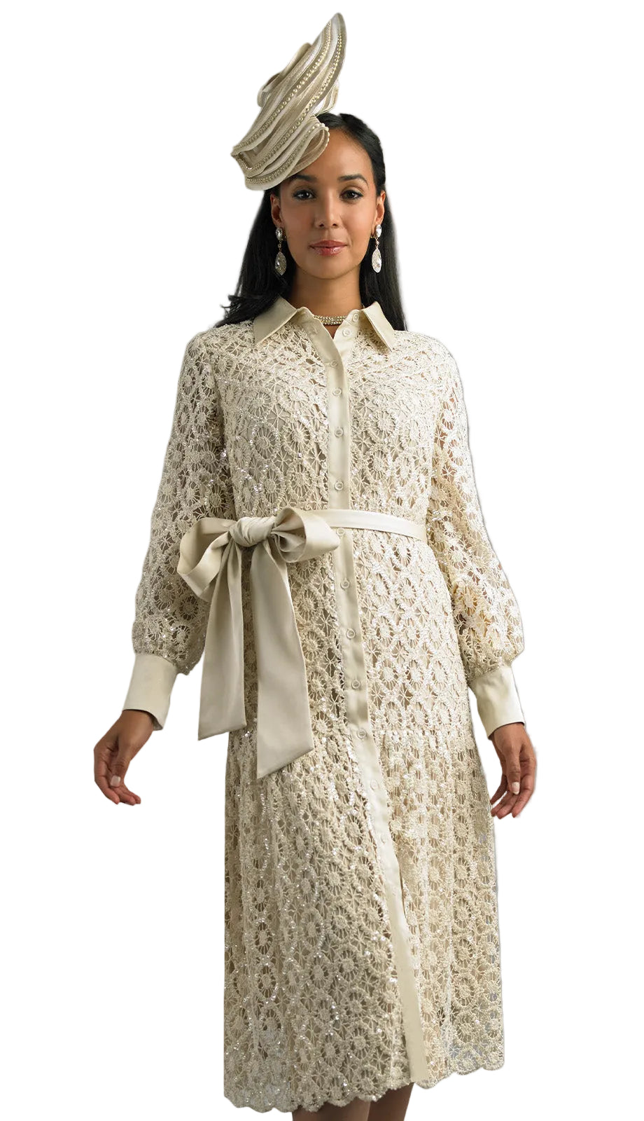 Lily and Taylor 5106-CPN Church Dress