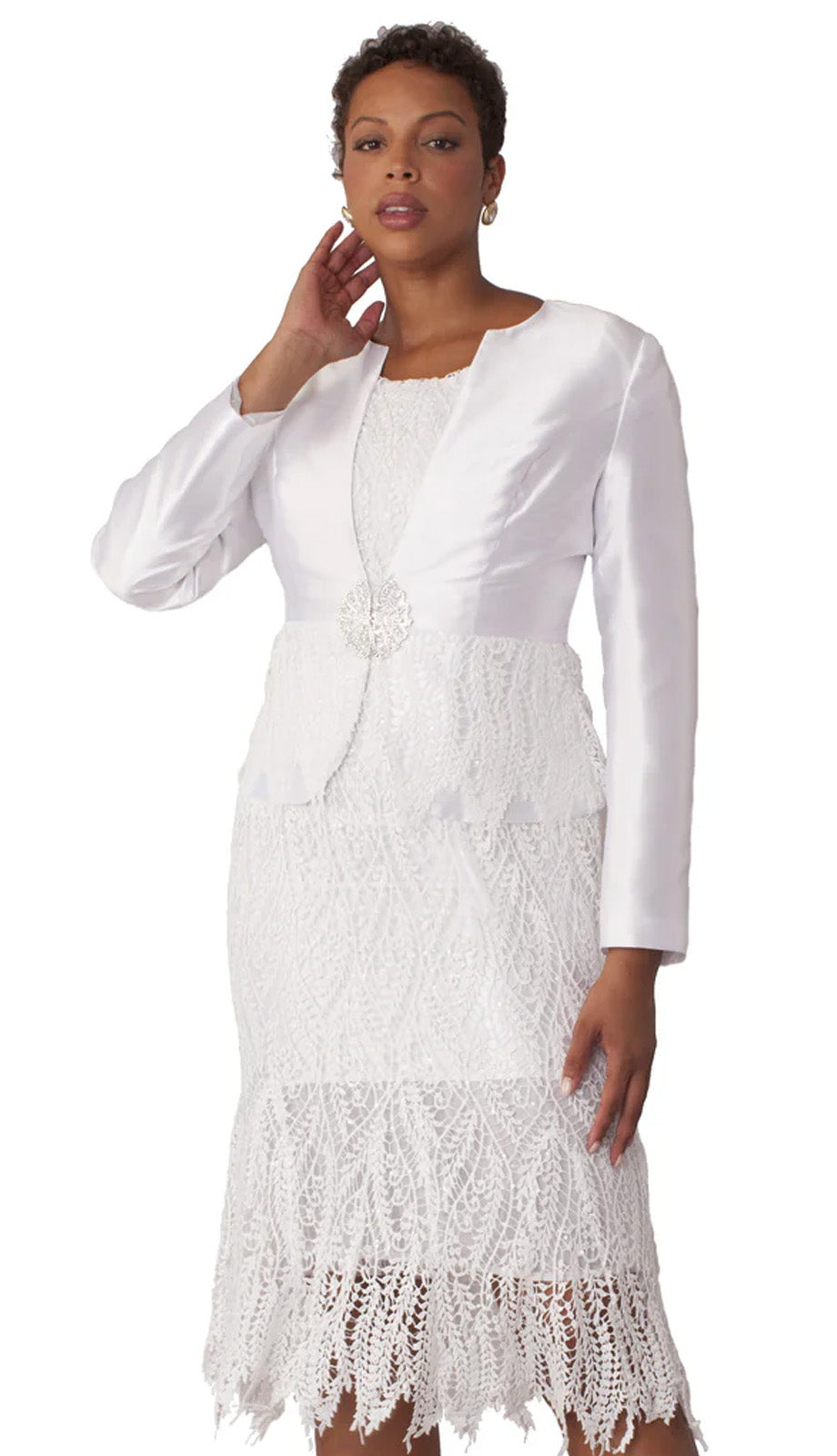 Tally Taylor 4857-WHT-CO Church Dress